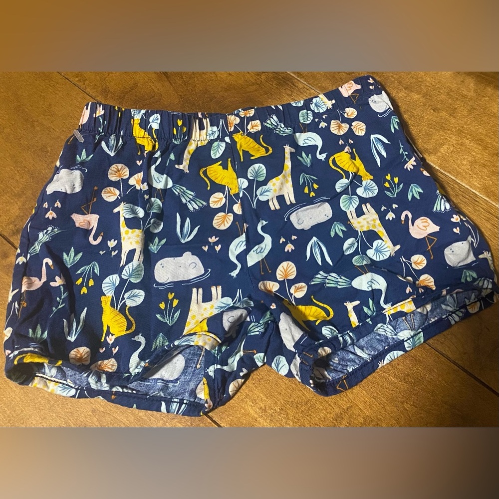 Short animal print size 5